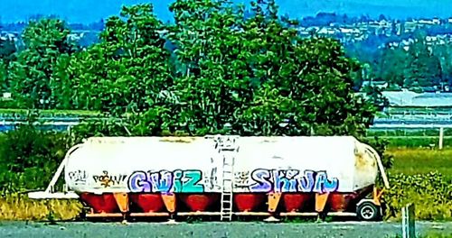 Plants growing on field