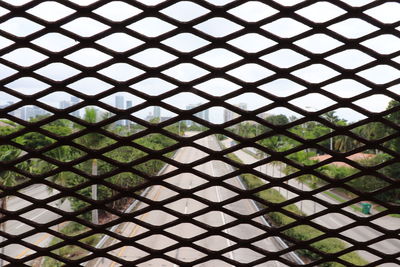 Full frame shot of window