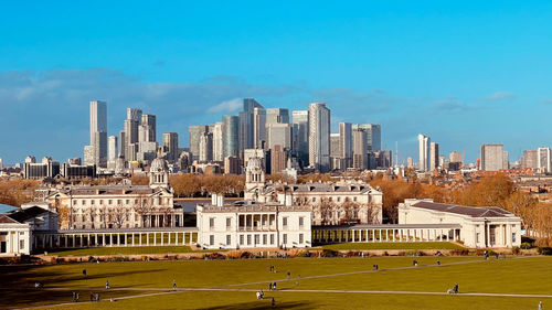 Buildings in city