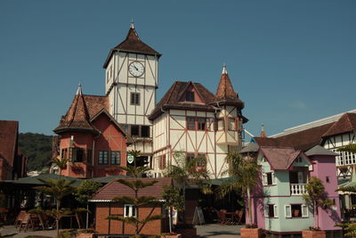 Buildings in city against sky