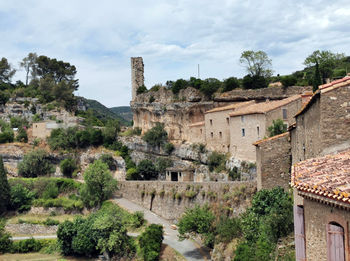 Old ruins against sky