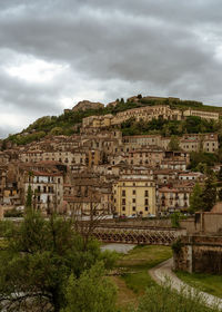 Buildings in a city