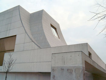 Low angle view of building against sky