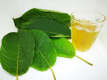 Close-up of drink on table