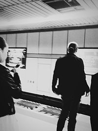 Man looking at camera