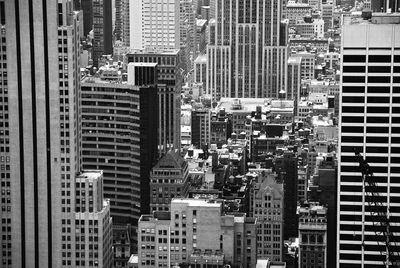 Aerial view of buildings in city