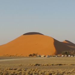 Scenic view of desert