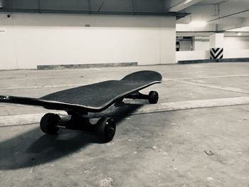 View of skateboard in park