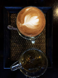 Close-up of cup of coffee