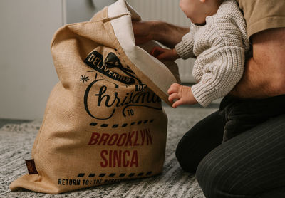 Rear view of man wearing hat
