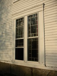 Brick wall with windows