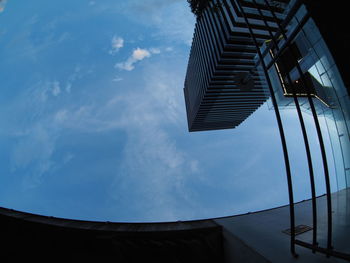 Low angle view of building against sky