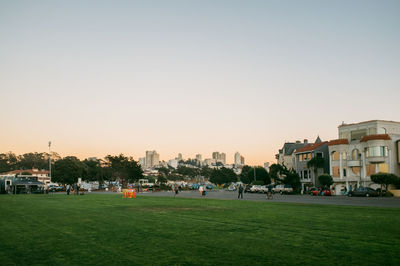 View of buildings in city