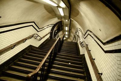 Low angle view of staircase