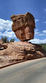 Rock formations in a desert