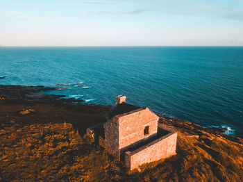 South west coast path old building