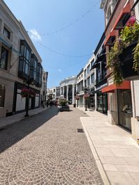 Street amidst buildings in city