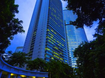 Low angle view of building against sky