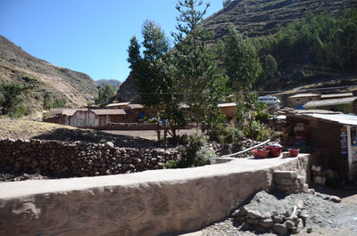 View of mountain range