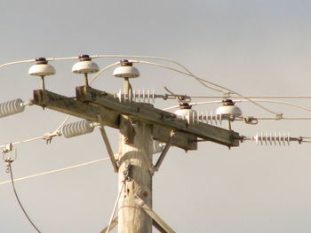 Low angle view of sailboat against sky