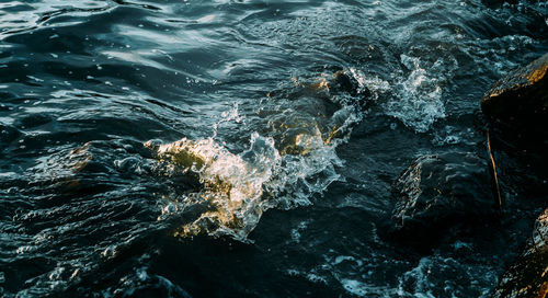 Full frame shot of sea water