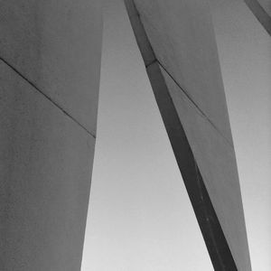 Low angle view of building against clear sky