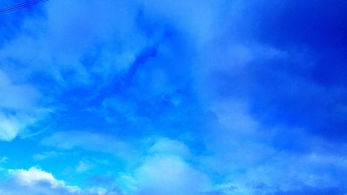 Low angle view of cloudy sky