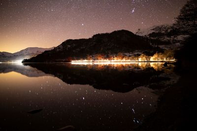 Ullswater on a winter's night 