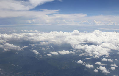 Low angle view of clouds in sky