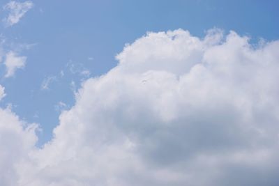 Low angle view of clouds in sky