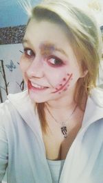 Portrait of young woman