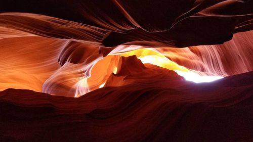 Rock formations in a canyon