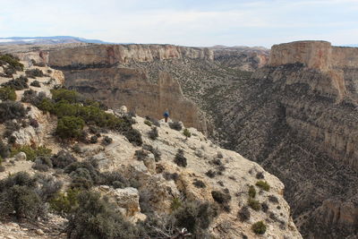 Scenic view of mountain against sky