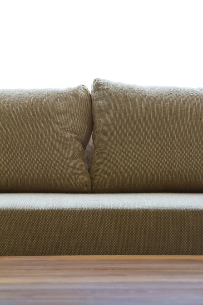 CLOSE-UP OF SOFA ON HOME