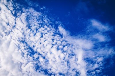 Low angle view of clouds in sky