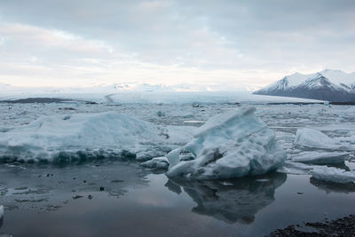 Jokulsarlon before sunrise