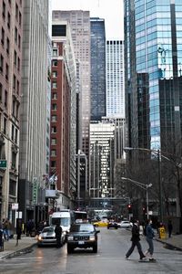 Traffic on city street