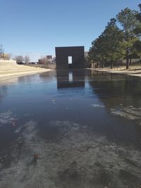 Built structure in water