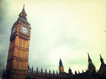 Low angle view of big ben