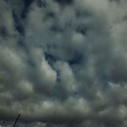 Low angle view of cloudy sky