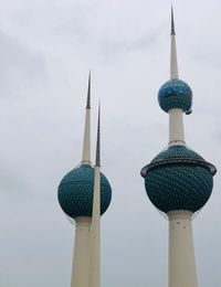 Communications tower against sky