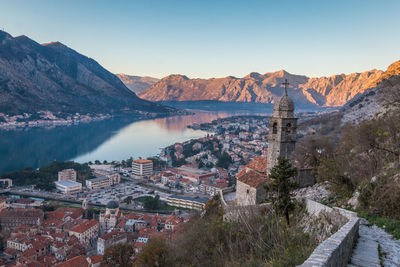 Panoramic view of buildings in city