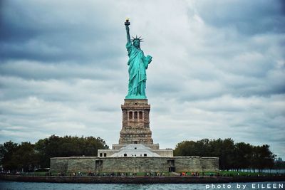 Low angle view of statue