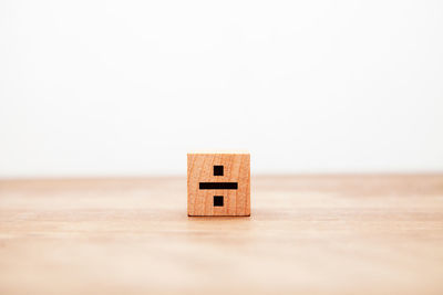 Close-up of dices on white background