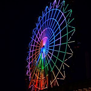 Low angle view of ferris wheel