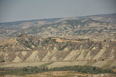 Aerial view of landscape against sky