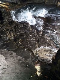Close-up of cave