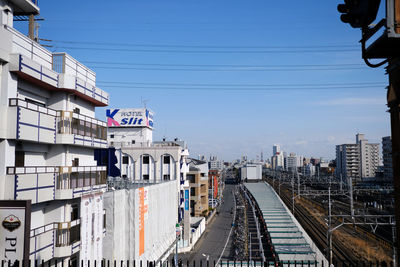 Panoramic view of city against sky