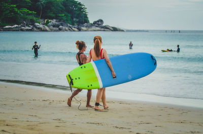 People on beach