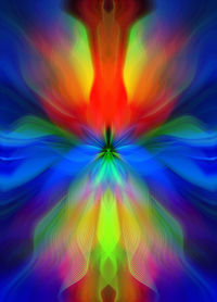 Full frame shot of multi colored light painting